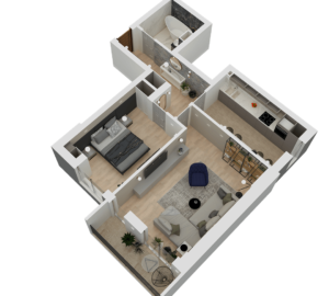 apartament 2 camere tip A03 primaverii 45 constanta