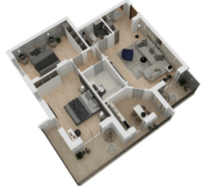 apartament 3 camere tip A05 primaverii 45 constanta